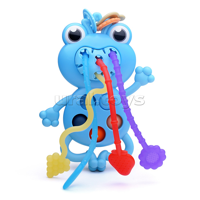 Погремушка-грызунок "Лягушка" в коробке