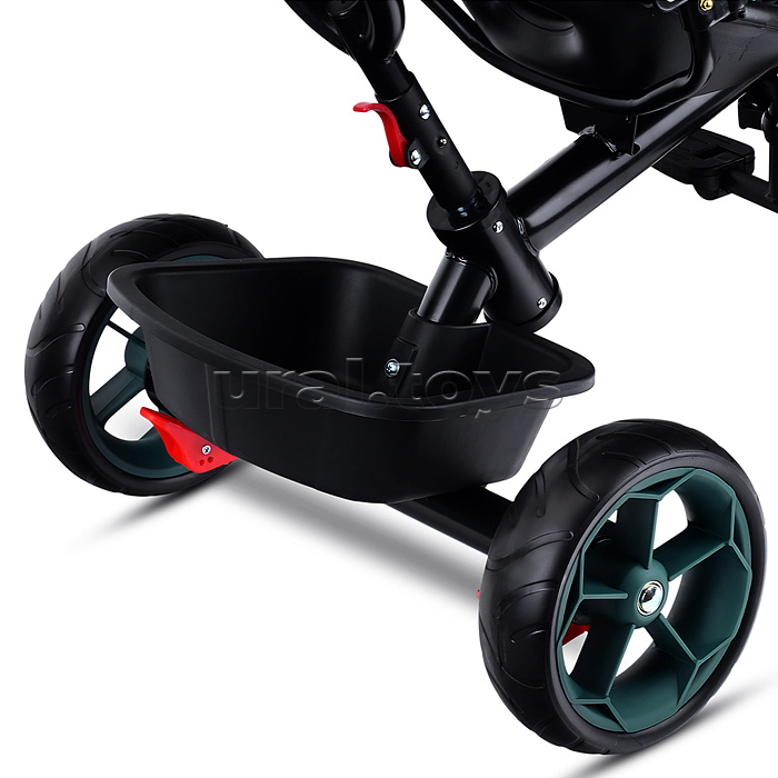 Велосипед трехколесный Rocket 136-GN, колеса EVA 10"/8", цвет зеленый