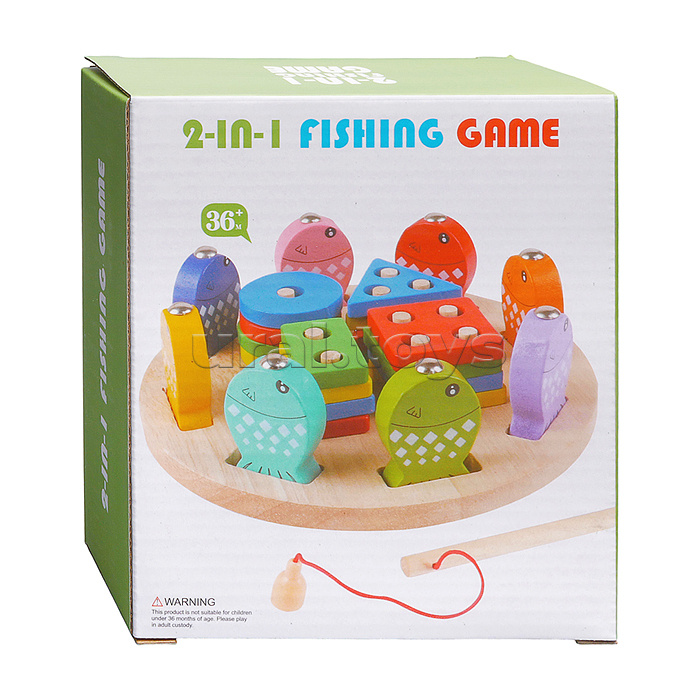Игра развивающая 2в1 "Ловись рыбка"
