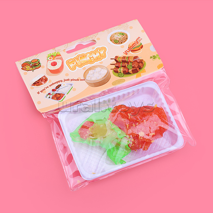 Игрушка - антистресс "Карпачо с салатом"