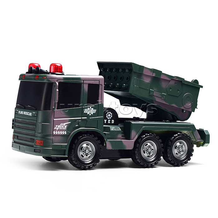 Машина "Военный самосвал" р/у, 27 MHz, в коробке