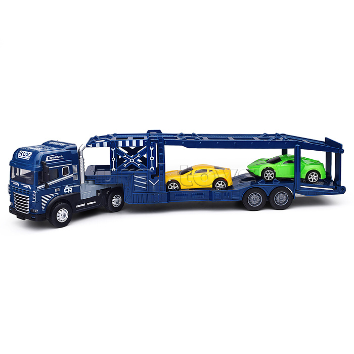 Машина "ТрансПорт Плюс" 1:24, металл., в коробке