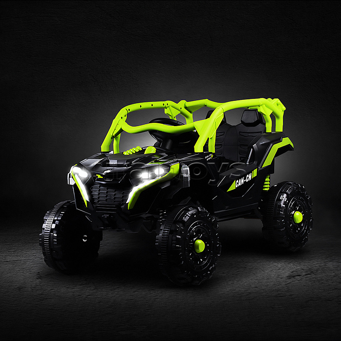 Электромобиль детский "Багги" (цвет зеленый)