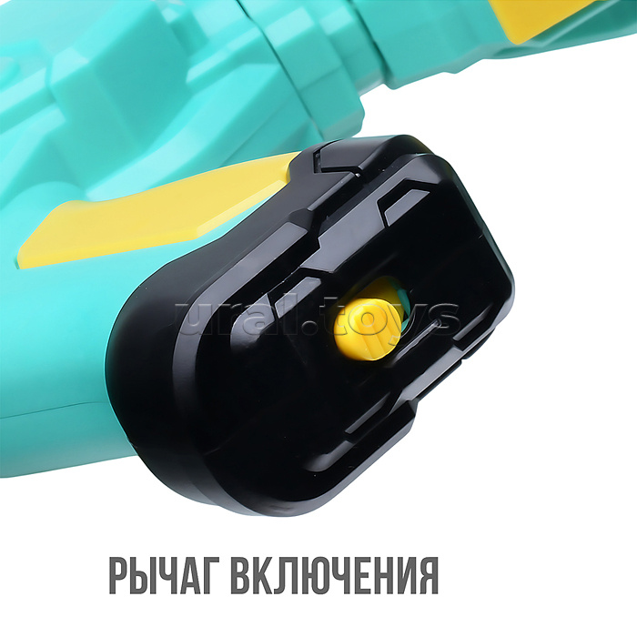 Водное оружие "Космический бластер" бирюзовый, в коробке Водное оружие "Космический бластер" бирюзовый, в коробке