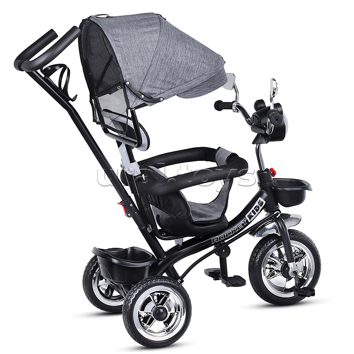 Велосипед 3-х колесный, серый