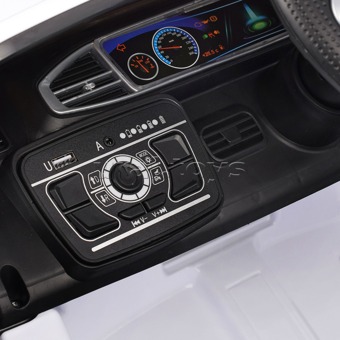 Электромобиль "Виват" на аккумуляторе, с р/у управлением, в коробке (белый)