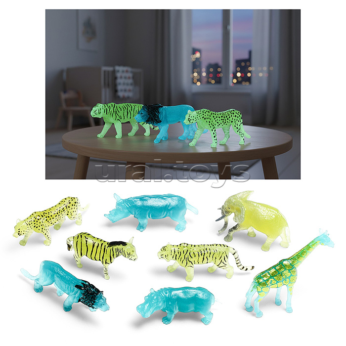 Набор животных "Лесные тени" в пакете