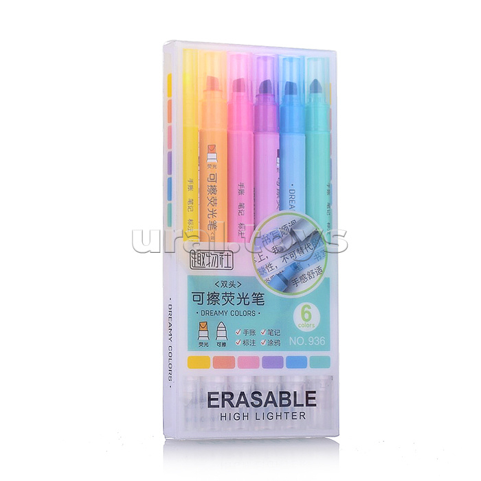 Набор маркеров-выделителей (6 цветов в наборе)