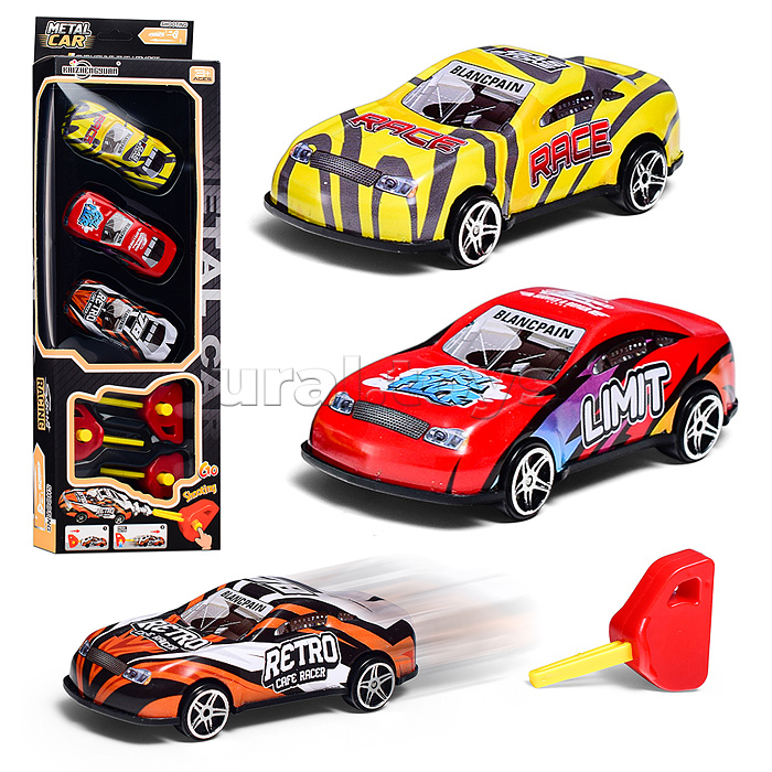 Набор машин "Катапультная машина" металл, в коробке