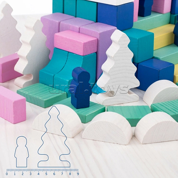 Конструктор "Краски дня. Зимний" (105 деталей)