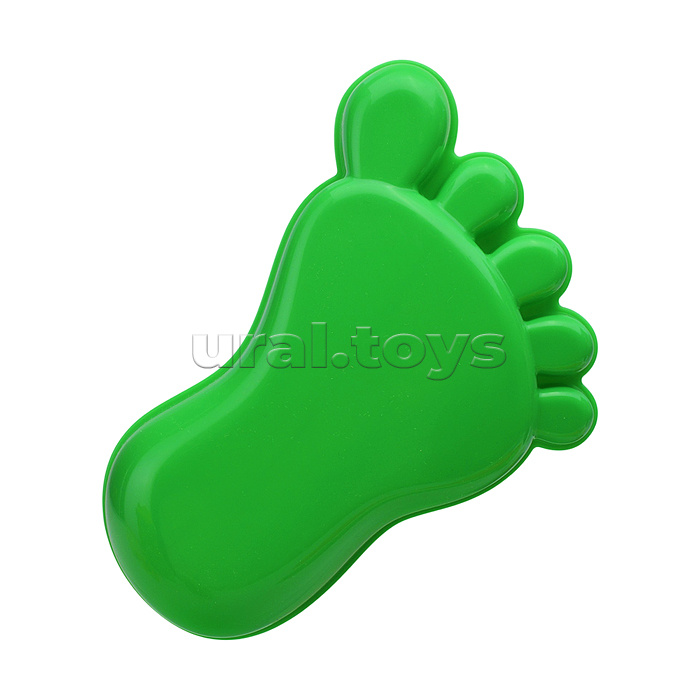 Набор №308: ведро-цветок среднее №3, ситечко-цветок среднее №3, лопатка №5, грабельки №5, формочки (ладошка + ножка)