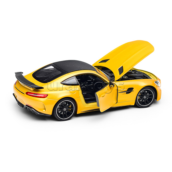 Машинка 1:24 Mercedes-Benz AMG GT R, желтый