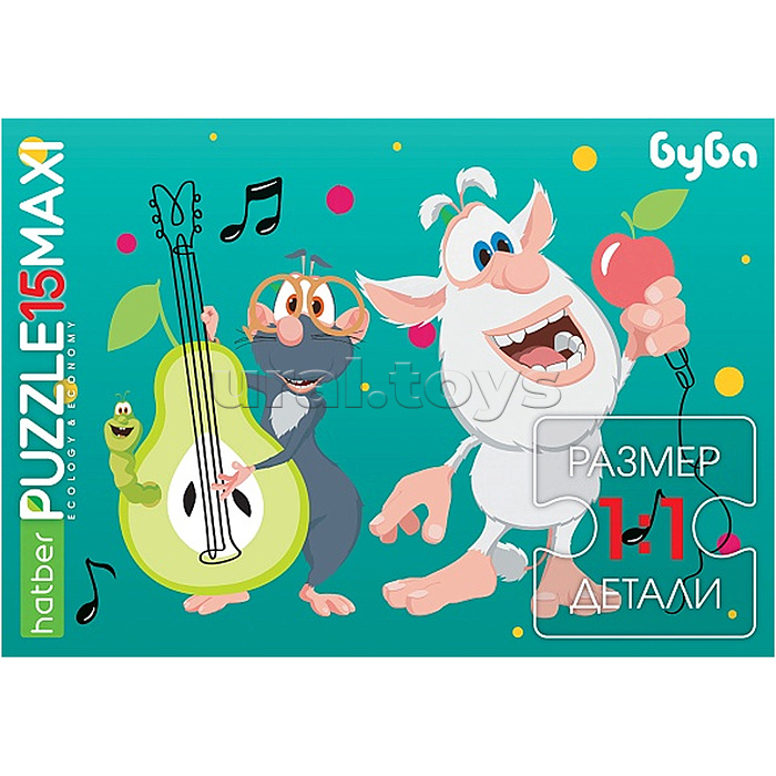 Пазлы MAXI 15 "ECO" "Буба"