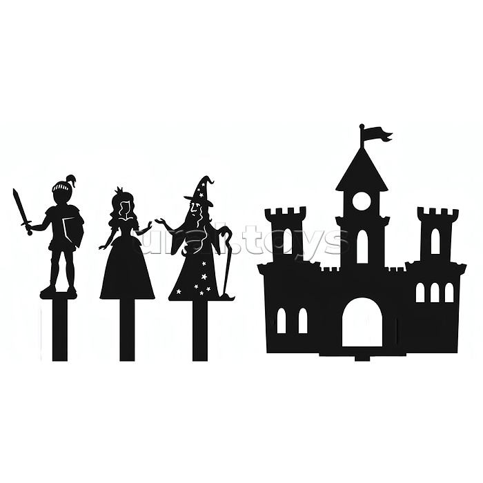 Игра настольная "ТеатрТеней" Театр на столе (5 сказок)