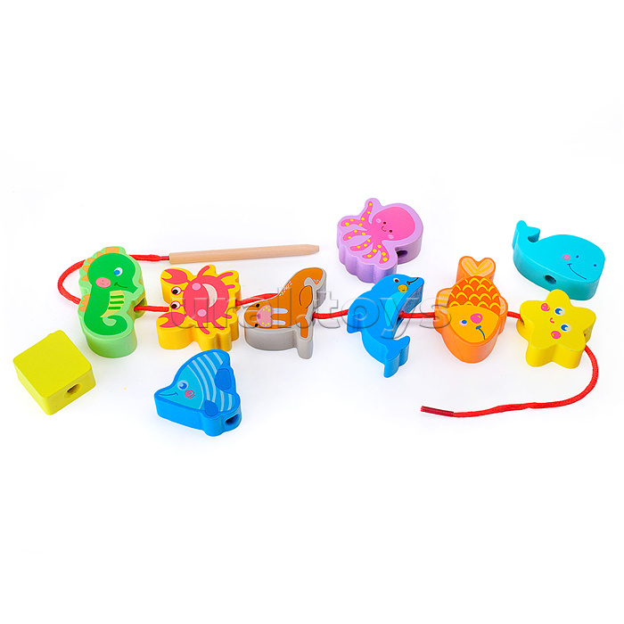 Шнуровка "В мире животных" 42 предмета