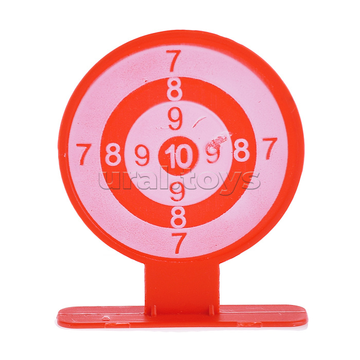 Пистолет с мягкими полимерными пулями, шариками и мишенью, в пакете