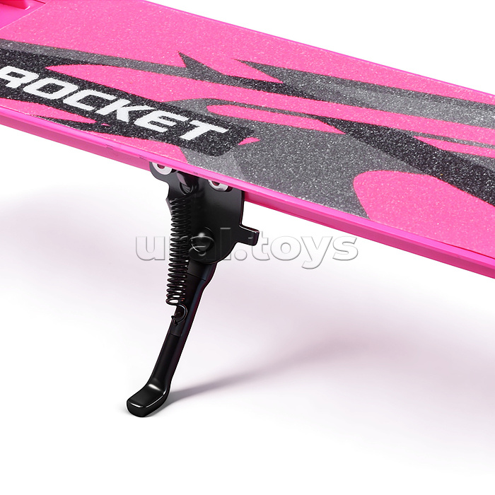 Самокат 2-х колесный ROCKET,колеса PU/ 145 мм,ABEC 7, розовый (в пакете)