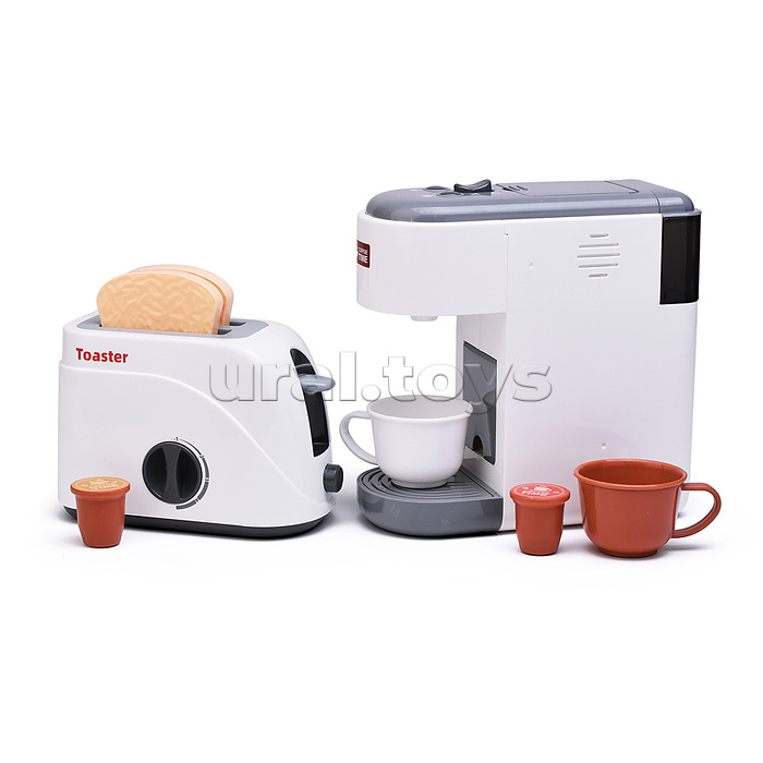 Бытовая техника "Тостер и кофемашина" в коробке