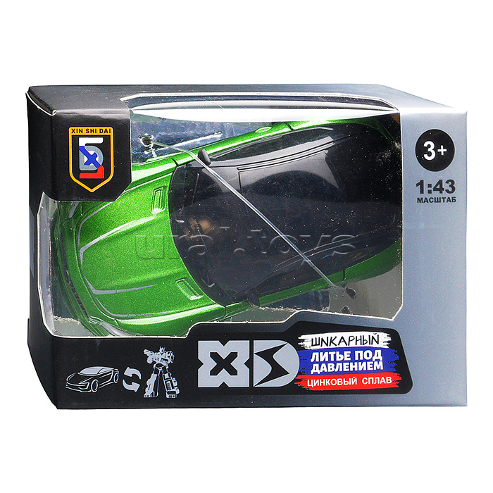 Робот "Механикус" трансформирующийся в авто, в коробке