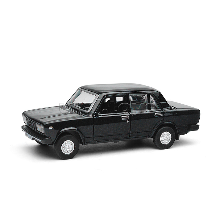 Машина металл LADA ваз-2105 1997 12 cm, двери, багаж, инерц.черный