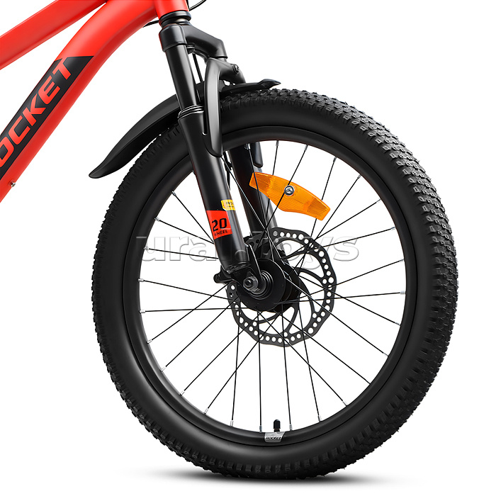 Велосипед 20" Rocket Crux 4.0 , цвет красный, размер 11"