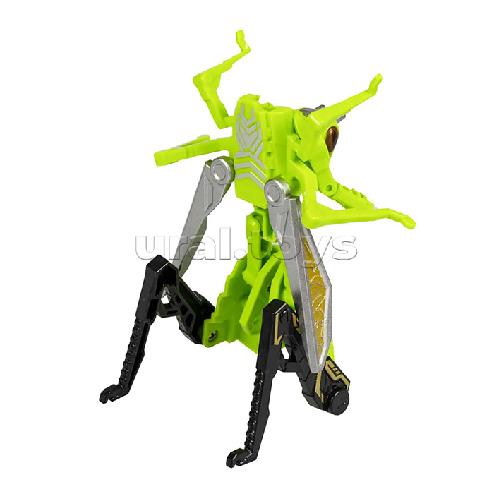 Трансформер 2в1 "Робот-кузнечик" цвет зелёный.18,5x13,5x6,8см