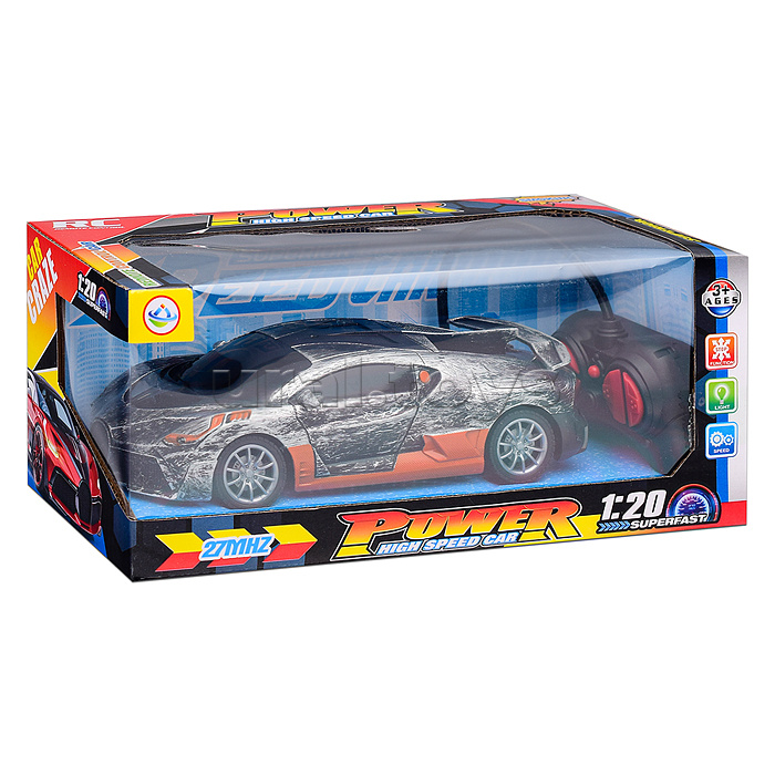 Машина "Спортивный вираж" р/у 27 MHz, в коробке