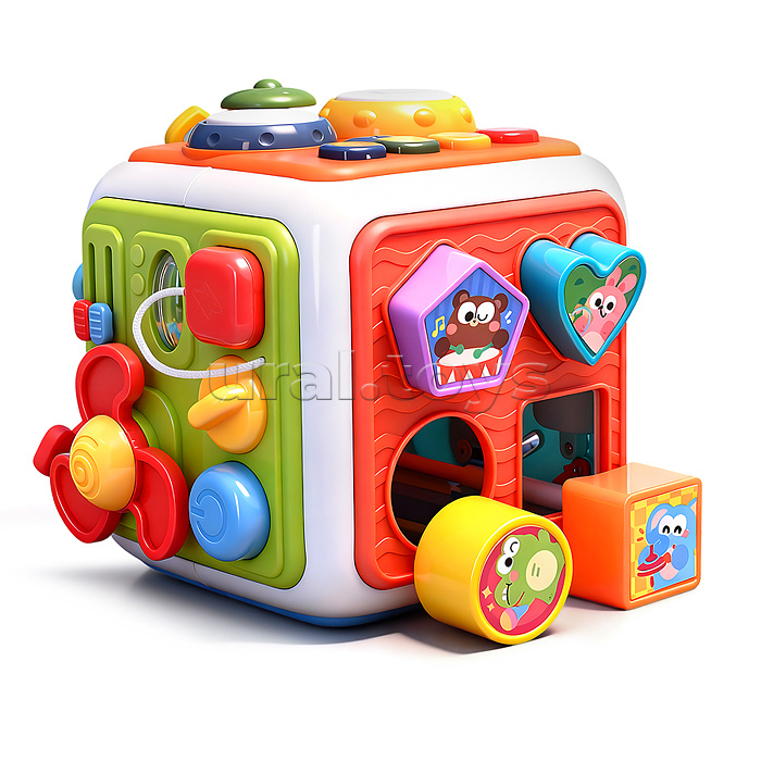 Куб развивающий "Умный малыш" в коробке