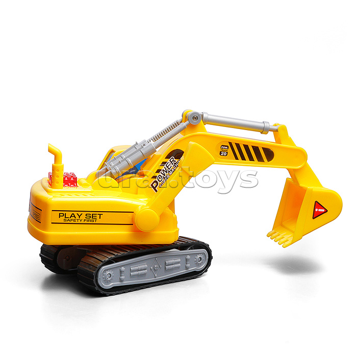 Машина "Экскаватор" 1:20 (свет,звук) в коробке