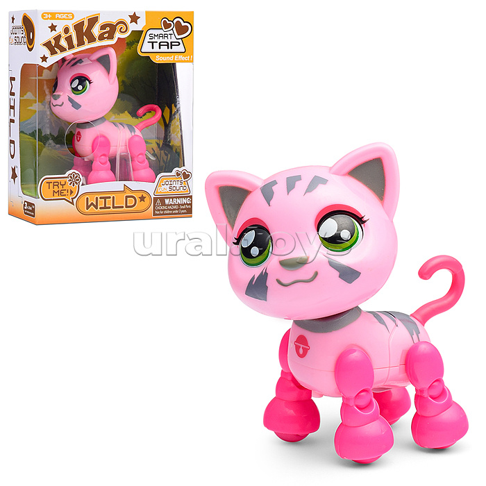 Кошка "Wild" на батарейках, в коробке