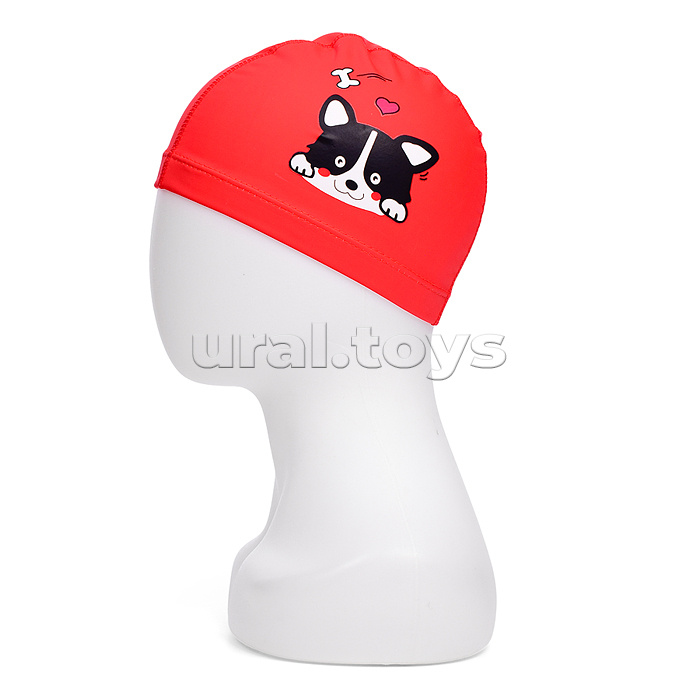 Шапочка для плавания с рисунком, в ассортименте, в пакете