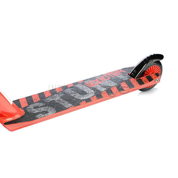 Самокат трюковый 2-х кол., красный, PU, ABEC 7, в коробке