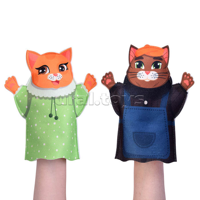 Театр на руку печать "Кошкин дом" Театр на руку печать "Кошкин дом"