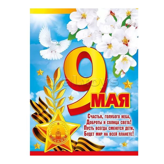 Плакат "9 мая. С Днем Победы!"