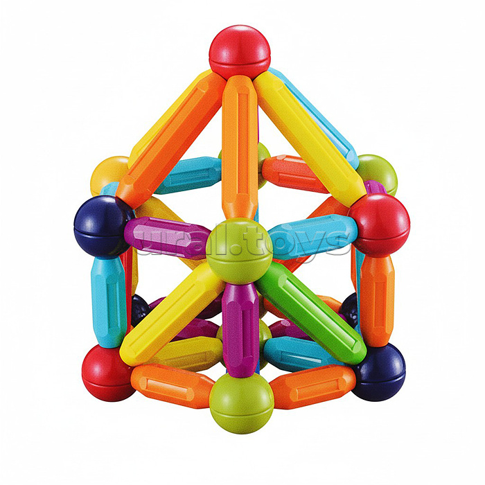 Конструктор "Магнитные друзья" (магнитный, 138 дет.) в коробке