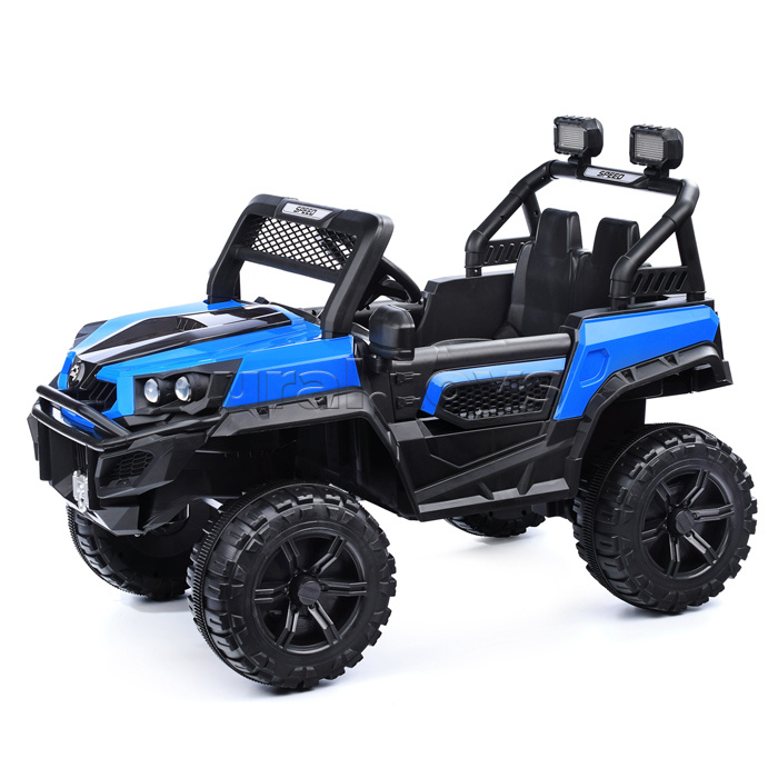 Электромобиль "Фиджи" на аккумуляторе, с р/у управлением, 12V4.5 двухприводный (синий)