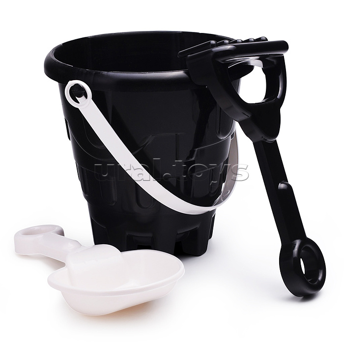 Набор песочный №7 (ведро+лопатка+грабли) "Инь-Янь"