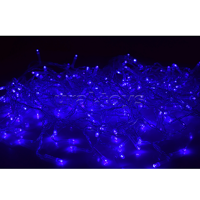 Электрогирлянда светодиодная Бахрома, 6*0,7м, 192 лампы, синий