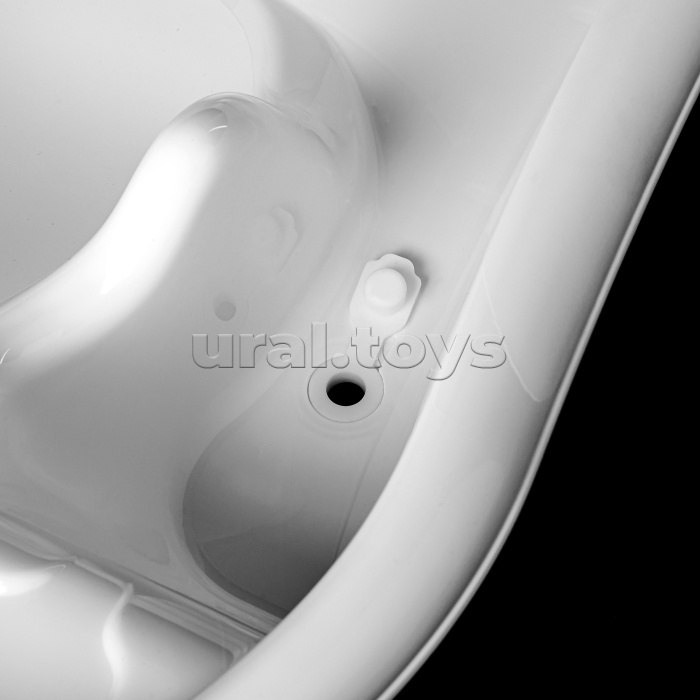 Ванна детская с горкой (белый)