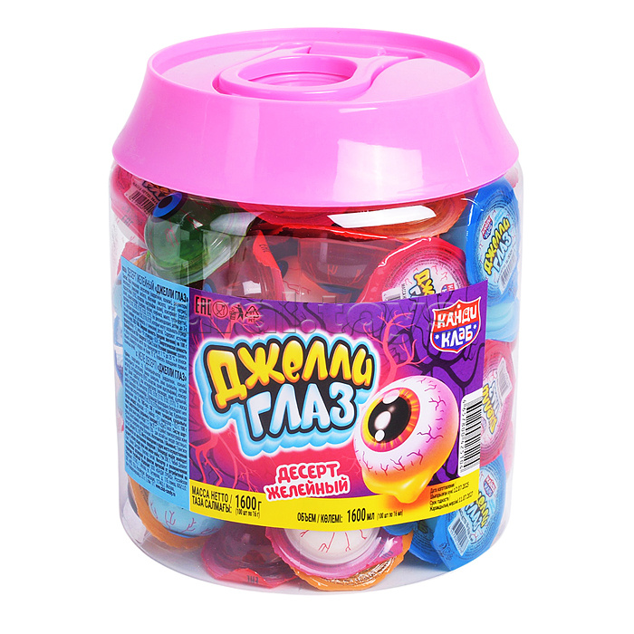 Десерт желейный "Джелли Глаз" 16г*100шт