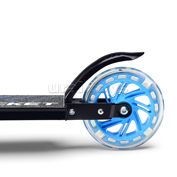 Самокат-снегокат, складной, в коробке (синий)