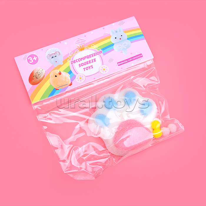 Игрушка-антистресс "Лапа плюшевого медведя"