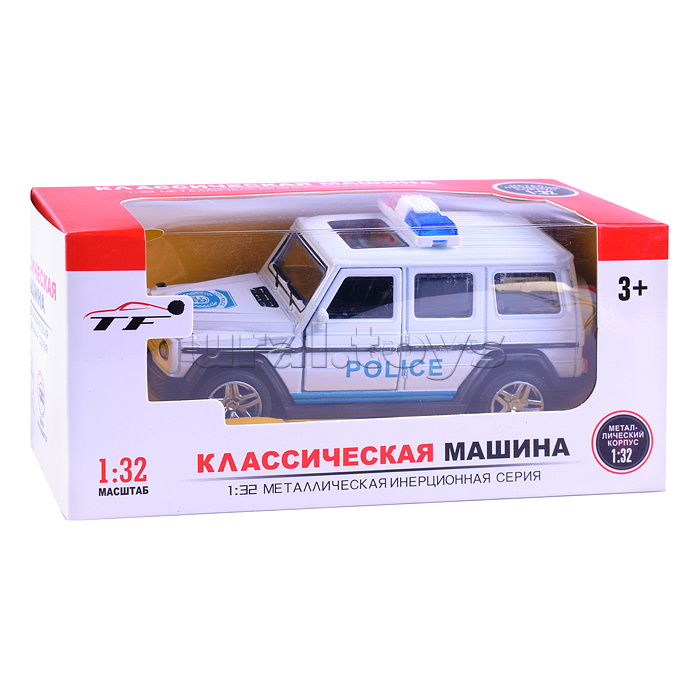 Машина "Полицейский джип" металл., в коробке Машина "Полицейский джип" металл., в коробке