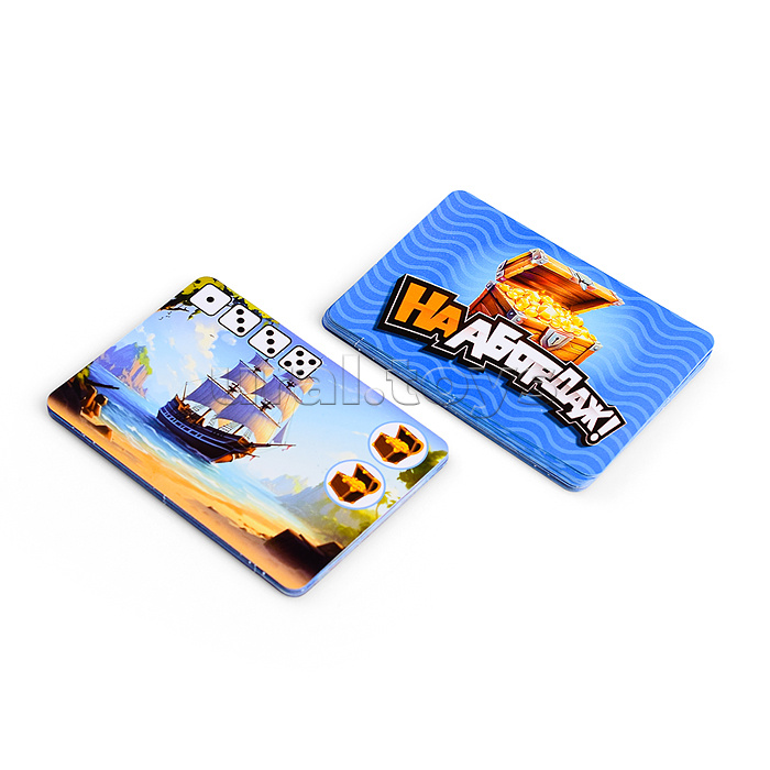 Карточная игра с 5 кубиками «На абордаж!» Карточная игра с 5 кубиками «На абордаж!»