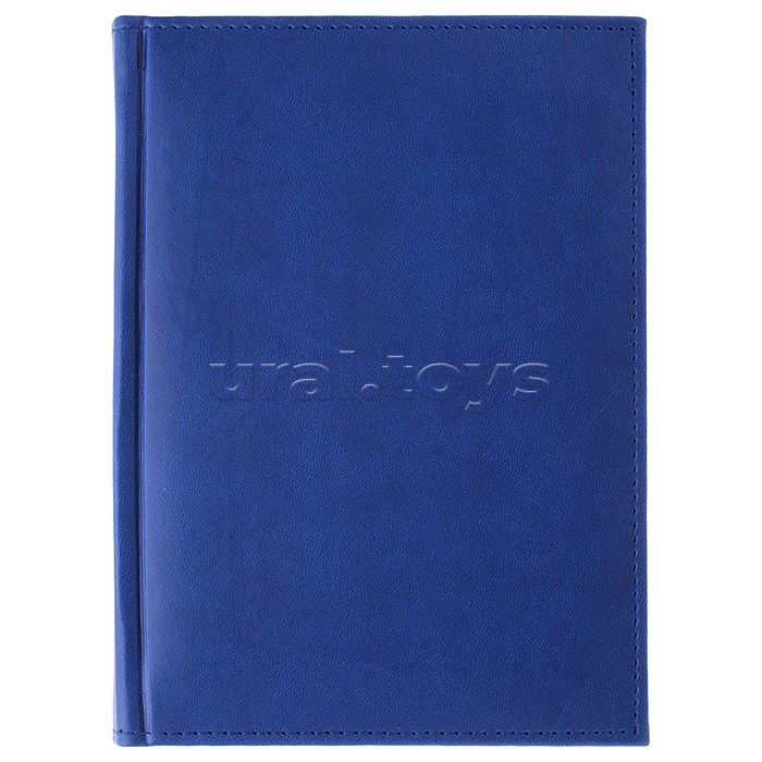 Ежедневник недатированный, темно-синий, формат А5, 320 с., обложка кожзам, блок офсет