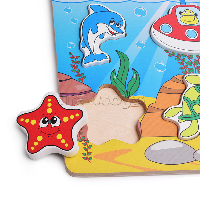 Пазлы деревянные "Океан"