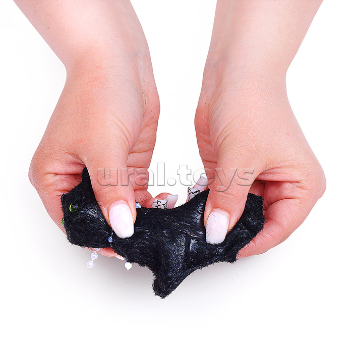 Игрушка-антистресс "Черная кошка"