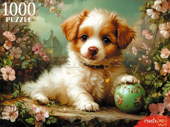 Пазлы 1000 "Игривый щенок" Пазлы 1000 "Игривый щенок"