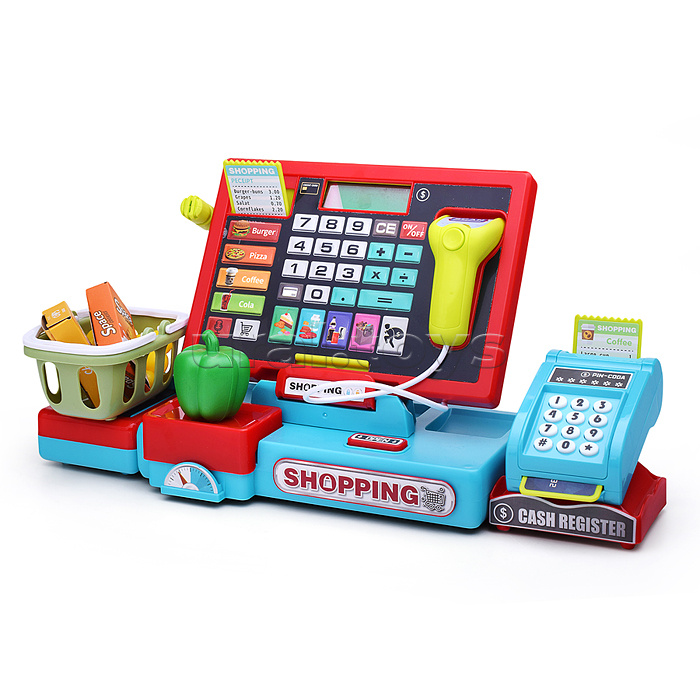 Игровой набор "Касса. Магазин дома №1" с аксессуарами, в коробке