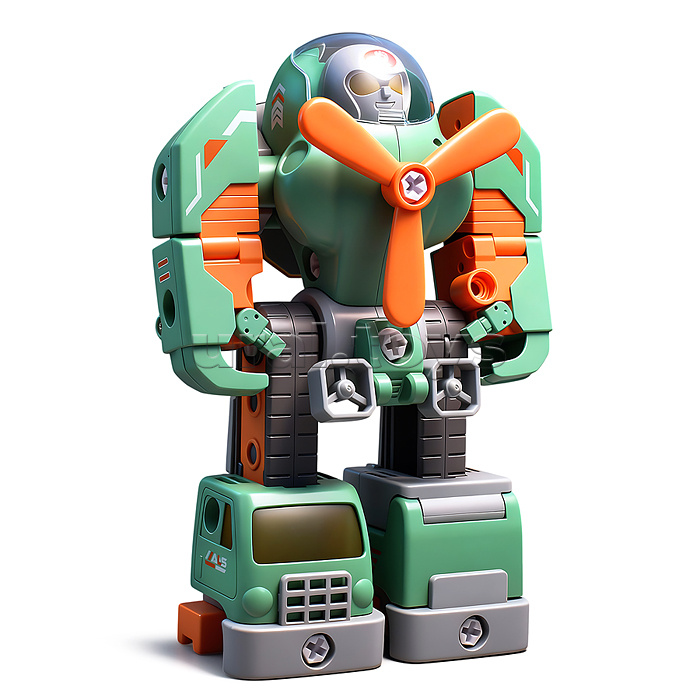 Конструктор "Робот" с отверткой, в коробке